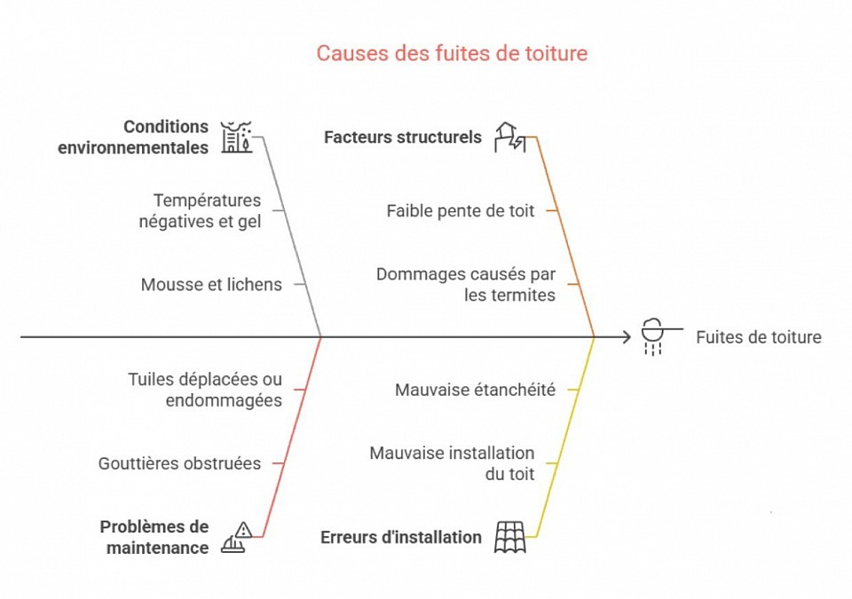 Fuite toiture